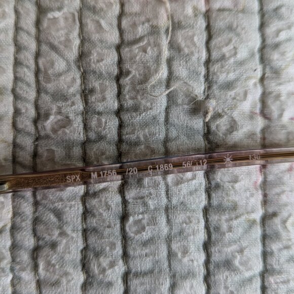 Silhouette Eyeglasses Oversize Clear Purple PinkGold Austria SPX M1756 56 12 130 - Picture 3 of 12